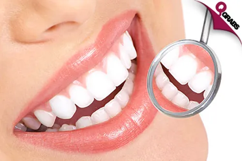 From QR100 Get Happy Teeth with a Tooth Crystal OR Scaling, Polishing OR Tooth Filling OR Sensitive Teeth Treatment OR Teeth Whitening with FGM HP Technology! (Up to QR2000 Value)